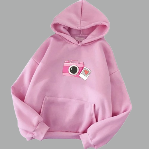 Camera Photo Pink Hoodie
