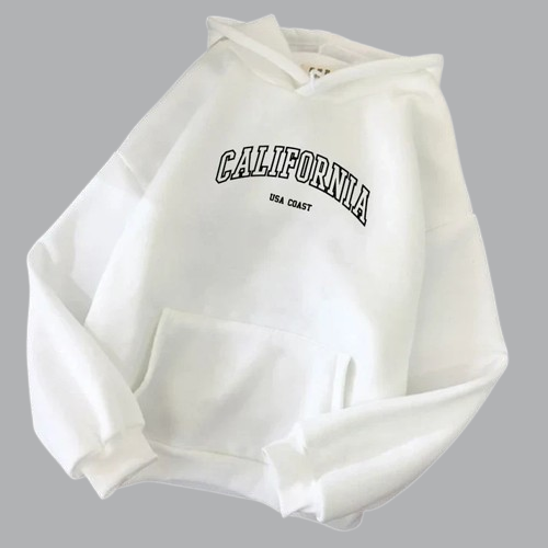 California White Hoodie