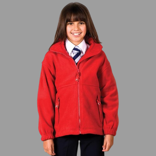 Kids Premium Full-Zip Polar Fleece Jacket