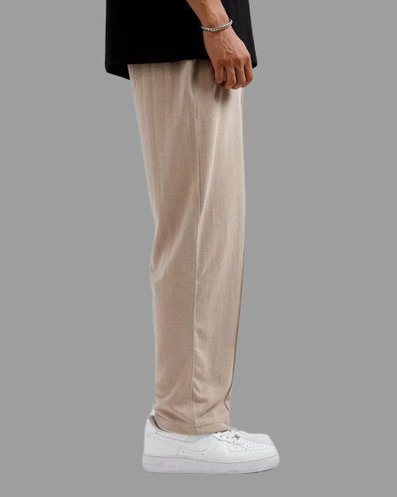 Beige Baggy Trouser