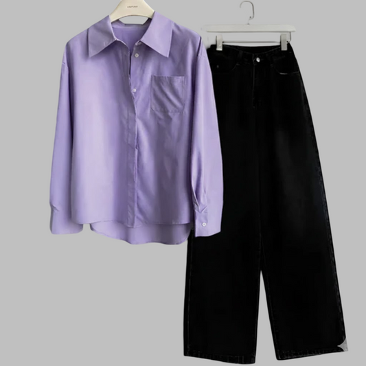 Lalic Button Down Shirt With Black Jeans